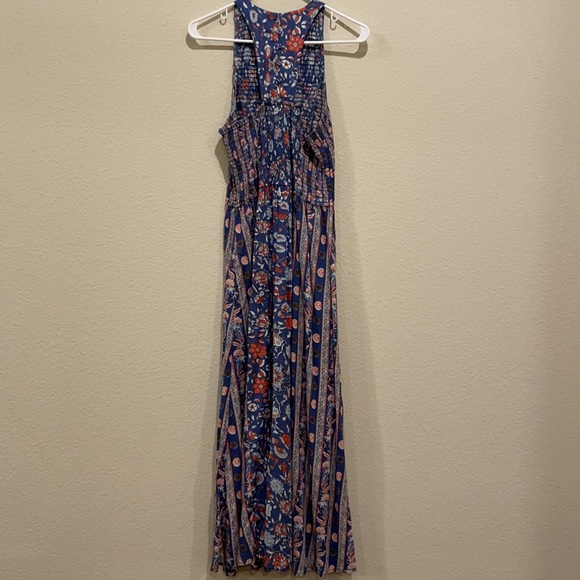Bohemian style maxi dress with button up racerback - Picture 4 of 5